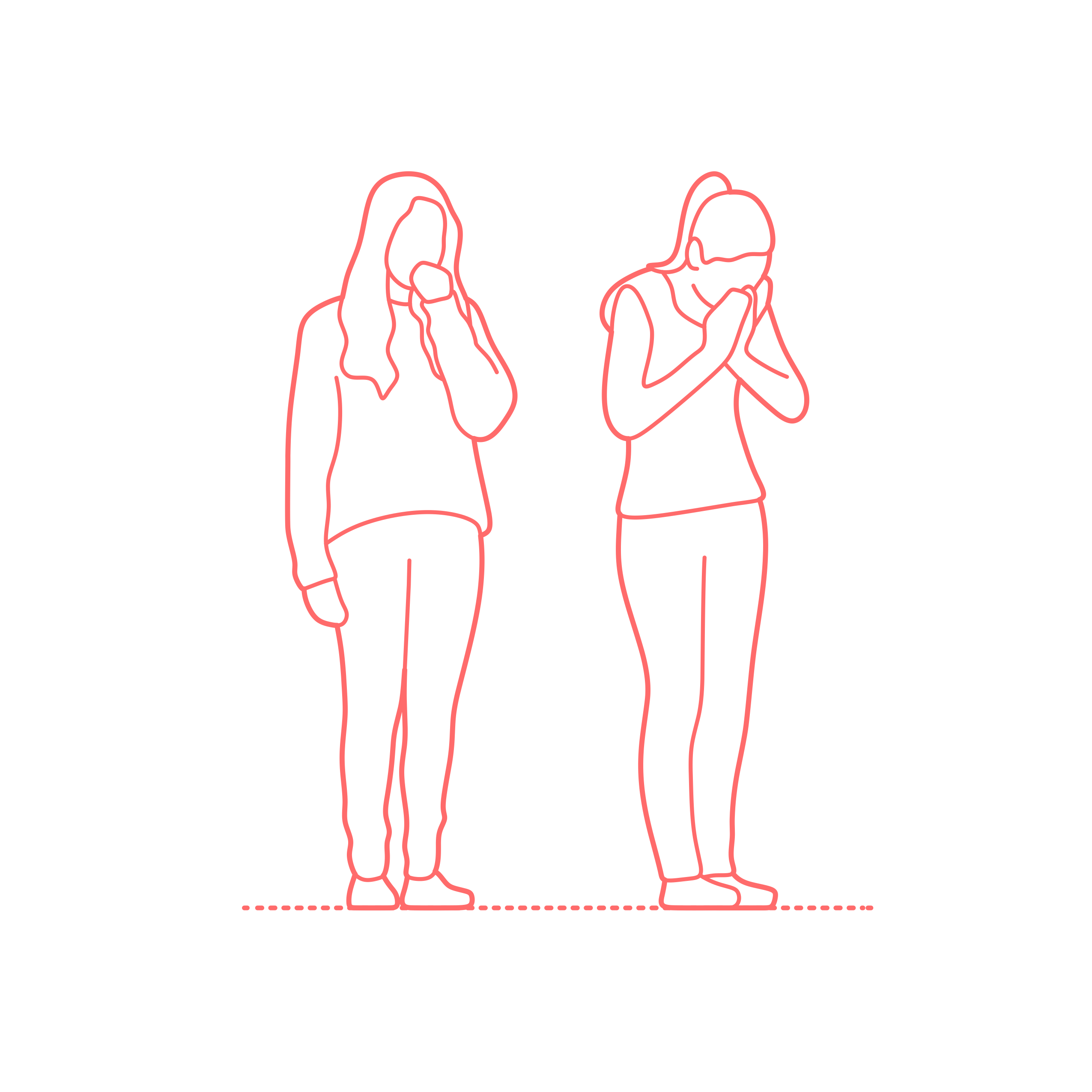 Humans Outbreak Coughing Women Standing Laser Cut Svg File Free Vectors